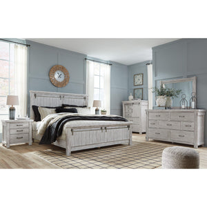 Brashland Whitewash Bedroom Set-Jennifer Furniture